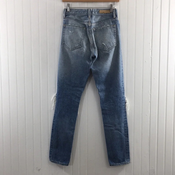 GRLFRND‎ Karolina I Put a Spell On You Distressed Jeans Womens 24 Button Fly - Picture 5 of 15